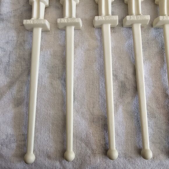 Lot of 6 Jack Daniels Swizzle Sticks Hard Plastic - Picture 4 of 10